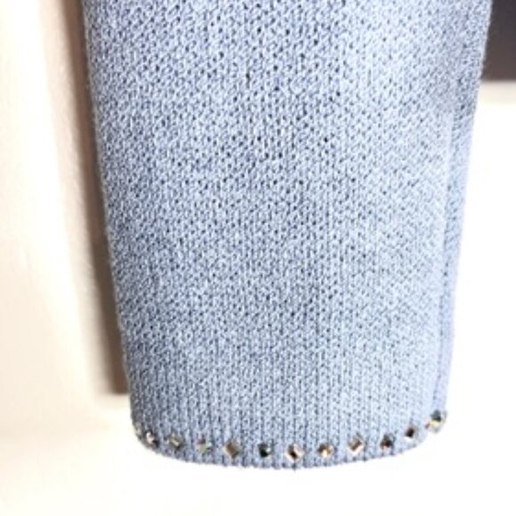St. John Evening Blue Crystal-Embellished Skirt Suit – Size 4 - Picture 4 of 8